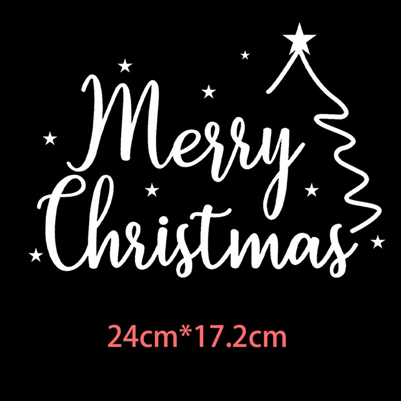 新品Christmas Patch Merry Christmas Patches for Clothing Hea