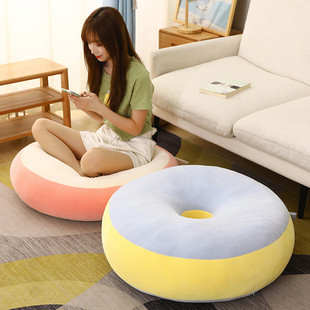 甜甜圈蒲团坐垫懒人沙发榻榻米坐垫靠背飘窗垫跪拜家用地上垫子