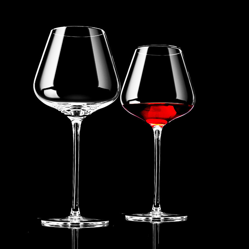 推荐2pcs Collection Level Handmade Red Wine Glass Ultra-Thin