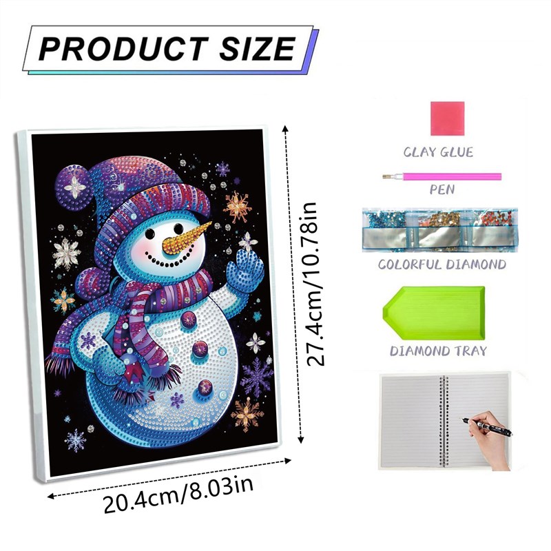 新款钻石设计系列封面5D DIY钻石画笔记本60张/120页B5活页本