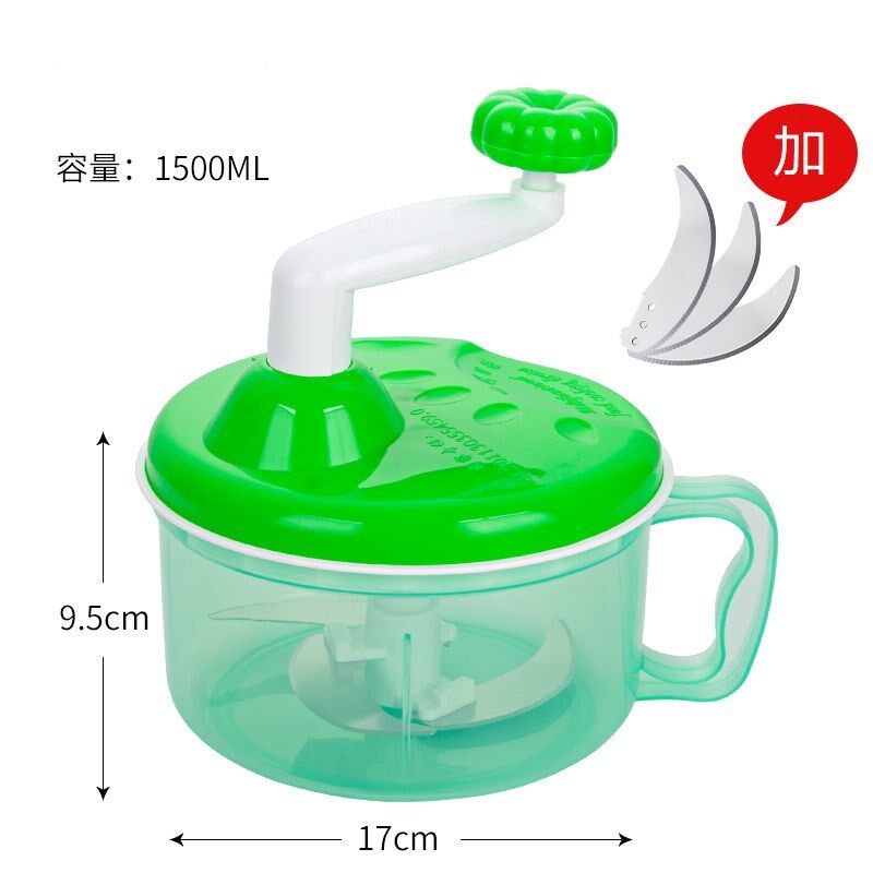 V45O多功能厨房搅o拌机家用手动手摇绞肉机碎肉机饺子馅宝宝碎菜