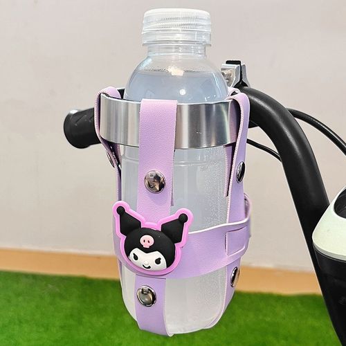 电动车水杯架可爱卡通高颜值电瓶车水杯放置架自行车奶茶水壶杯架