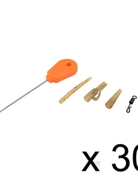 121pcs Carp Terminal Tackle Carp Fishing Safety Lead Clip Se