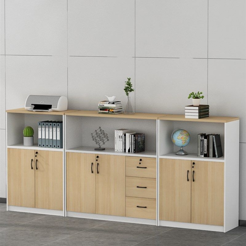 文件柜办公室档案资料柜收纳置物收纳柜书柜木质带锁抽屉隔断矮柜,商业/办公家具,矮柜,淘宝优惠券,粉丝福利购,淘宝优惠卷