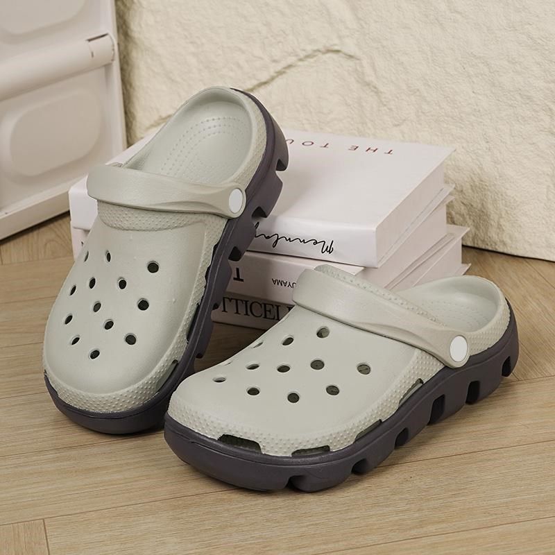 向往的生活洞洞鞋男夏季新款外穿大码防滑凉鞋软底包头拖鞋沙滩鞋,户外/登山/野营/旅行用品,沙滩鞋/凉鞋/拖鞋,淘宝优惠券,粉丝福利购,淘宝优惠卷