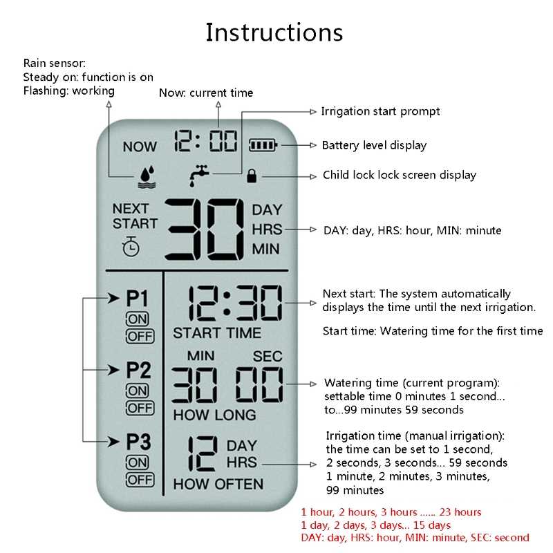 推荐Electronic Automatic Water Timer Garden Lawns Irrigation