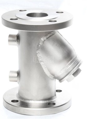 不锈钢蒸汽导热油保温Y型过滤器ABGL41W 保温夹套法兰过滤器