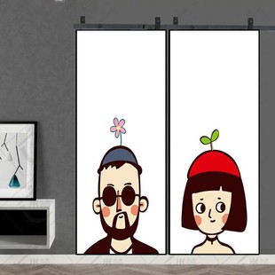 门贴自粘木门翻新创意贴纸玻璃橱柜客厅卧室厨房宿舍贴画防水墙贴