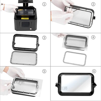 5PCS FEP Film for ANYCUBIC Photon Mono X For Elegoo Saturn P