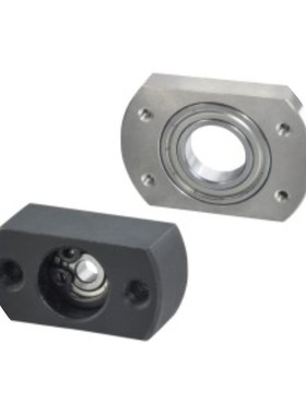 切边法兰轴承座固定座BFC01孔径20紧凑型BGTAB KBF卧式带座轴承