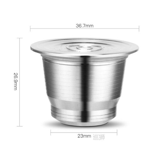 iCafilas  Refillabe Coffee Capsule For Nespresso Stainless S