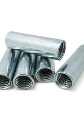 *2PCS-M12*40 Galvanized Screw Connection Nut / Extended Roun