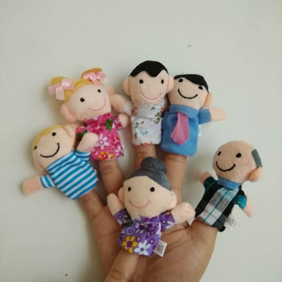 网红FL2018006amily finger puppet storytelling hand puppet fi