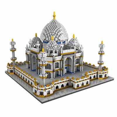 速发950PCS Blocks Set Architecture Landmarks Taj Mahal Palac