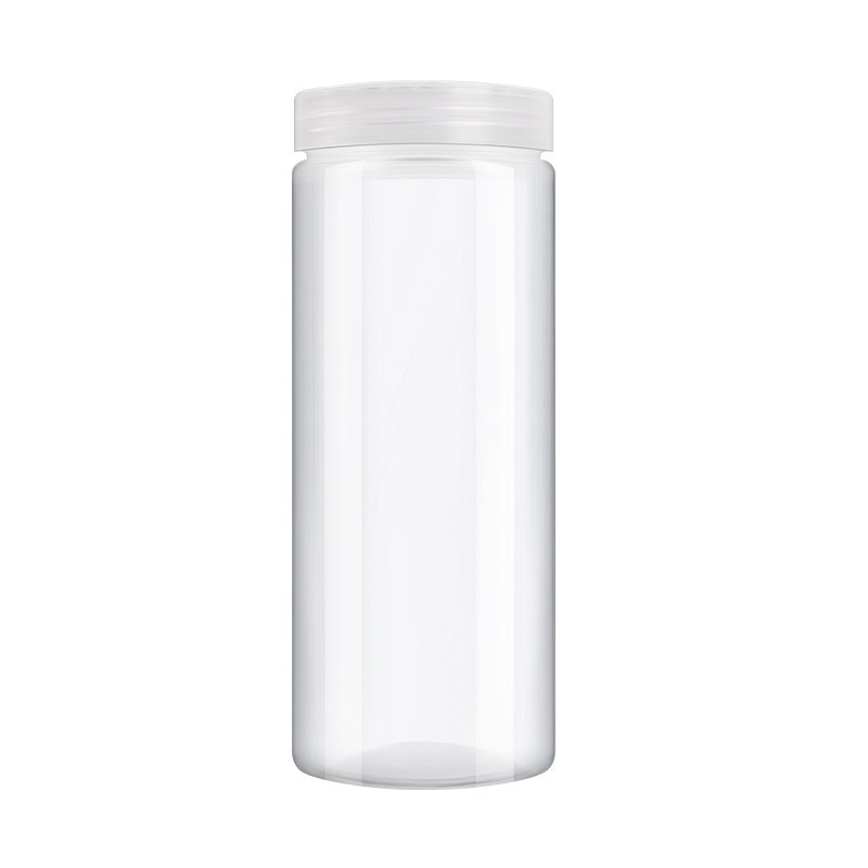 食品b罐大口pet透明塑料包装食品罐密封罐蜂蜜零食罐带盖储物