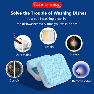 30PCS Dishwasher Detergent Tablets Concentrated Cleaner Bloc