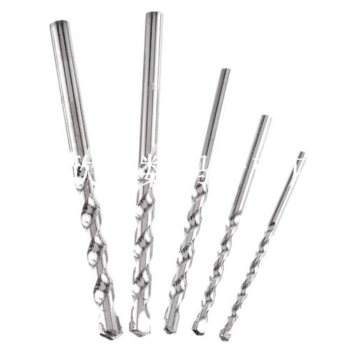 5pcs Silver Masonry Drill Bit Stone Wall Tile Masonry Drill