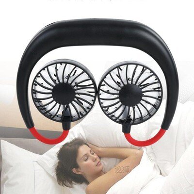 Portable Mini Fan and Hands-free Neck Hanging USB Gadgets US