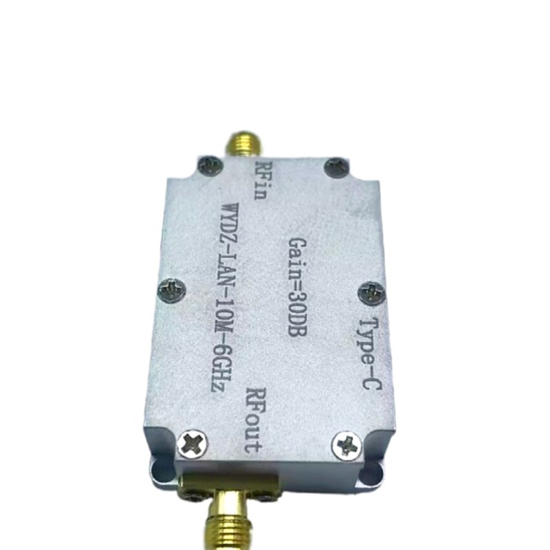 高平坦度放大器 10M-6GHz 增益30DB 射频信号驱S动或接收前端 厂