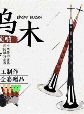 新锁啦乐器 初学者专业索拉唢呐小号大唢呐大号老式民间d调演奏锁