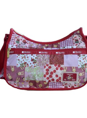 2024新品女高级款卡通单肩斜挎包多层拉链手提防水耐磨通勤包7520