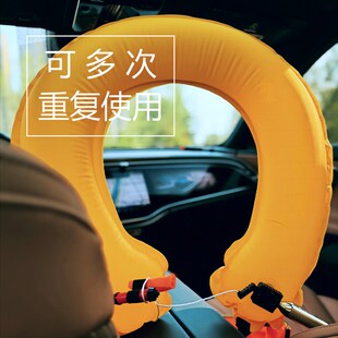 宁泰落水保自动充气车载救生圈家用钓鱼便携救生圈大浮力救生衣