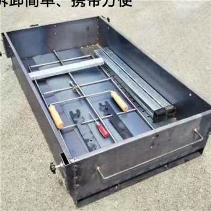 加厚户外家用烤全羊炉子烧烤车木炭烤乳猪的架子烤羊腿碳烤箱电动