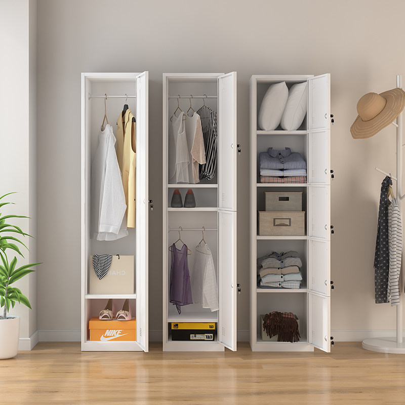 小户型衣柜卧室单门家用储物柜现代简约阳台柜钢制铁皮夹缝收纳柜,住宅家具,独立衣柜,淘宝优惠券,粉丝福利购,淘宝优惠卷