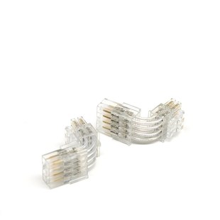 24P公转母90度 8pin公转母90度转向接头铁氟龙镀银转接延长线