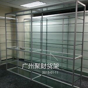 实惠玻璃柜/简单玻璃展柜/模型展柜/花店货架/陶瓷货架/礼品展柜
