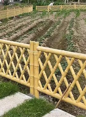 竹护栏篱态树子竹生笆栅栏户外塑料防竹脂围栏菜园竹节栏杆新款