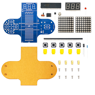 贪吃蛇/俄罗斯方块手柄游戏机趣味电子制作DIY焊接套件TJ-56-417