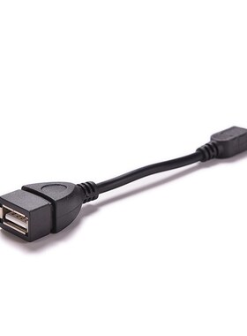 Black New 5pin Mini USB Male To USB 2.0 Type A Female OTG H