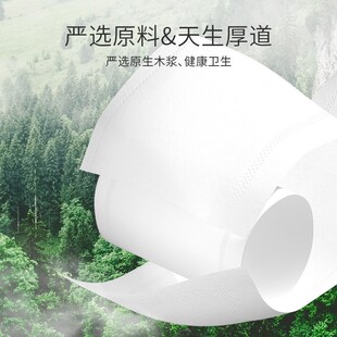 八月雪30卷卫生纸卷纸家用实惠装厕所纸无芯卷筒纸擦手纸整箱