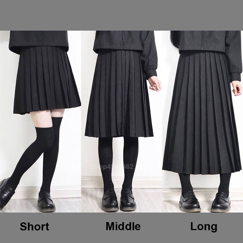 厂家Elastic Waist Japanese Student Girls School Uniform Soli