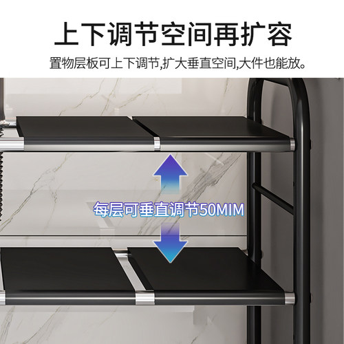 卫生间台c盆置物架伸缩浴室洗手间橱柜内收纳洗漱洗手台下整理架