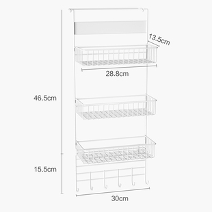 冰箱置物架侧收纳挂架厨房用品壁挂多层储物架挂篮家用大 速发新款