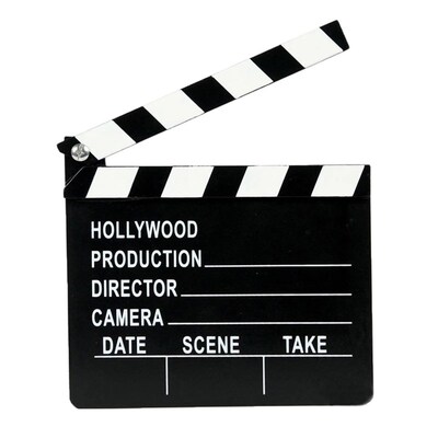 Movie Clapper Board Table Decoration Hollywood Partie