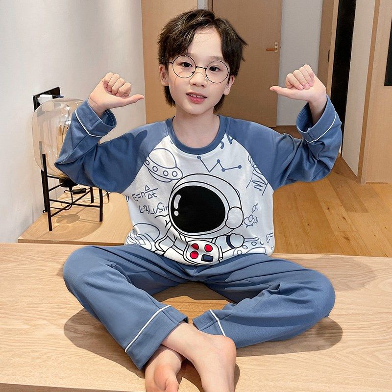 儿童睡衣男童春秋季款2024新款薄款卡通长袖男孩大童青少年家居服,童装/婴儿装/亲子装,家居服套装,淘宝优惠券,粉丝福利购,淘宝优惠卷