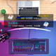 网 牧马人K100机械键盘黑色经典 电竞游戏办公有线背光键鼠套装 推荐