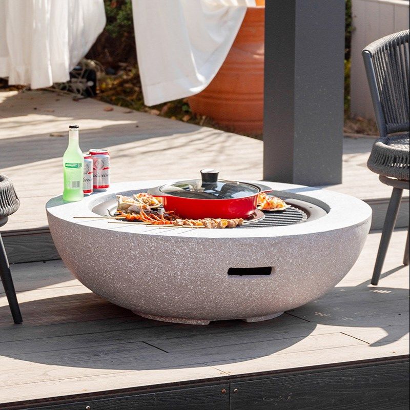 庭院烧烤炉户外柴火炉围炉桌别墅家用火盆篝火壁炉烧烤台真火网红,住宅家具,庭院烤火炉,淘宝优惠券,粉丝福利购,淘宝优惠卷