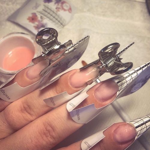 Nail-Pinching-Tool Curvature-Clips Acrylic 6pcs Stainless-St