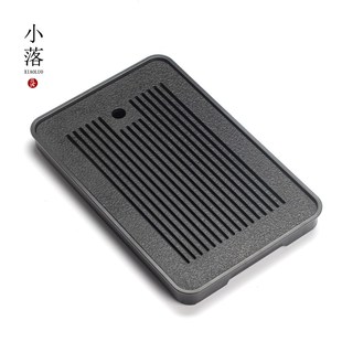 小落功夫茶盘家用客m厅高档茶台仿乌金石储水排水沥水茶海干泡托