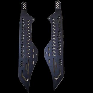 适用九号电动车Nzmix加宽脚踏Fzmix前置扩展踏板不锈钢大脚踏配件