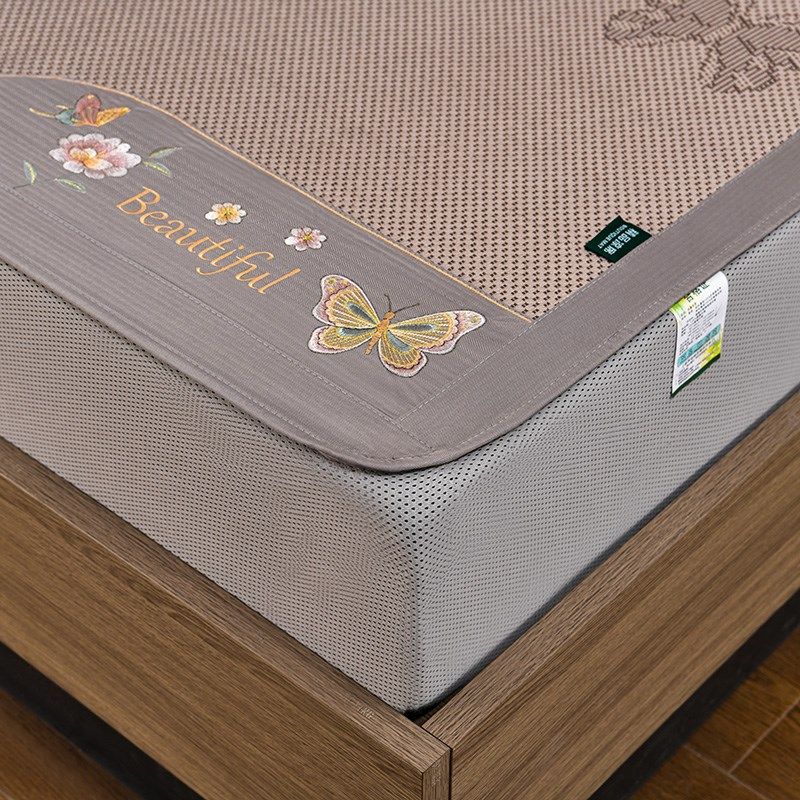 夏季冰丝凉席藤席床笠款三件套空调房软席子防滑床罩1.5米1.8m床,床上用品,藤席,淘宝优惠券,粉丝福利购,淘宝优惠卷