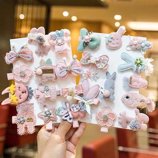 For Cute 5Pcs Accessories Set Clips 推荐 Hair Girls Bows