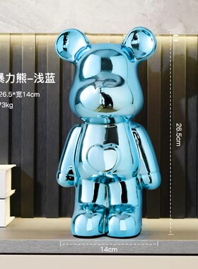 2024年新款网j红暴力熊存钱罐摆件只进不出可存取男女孩儿童储蓄