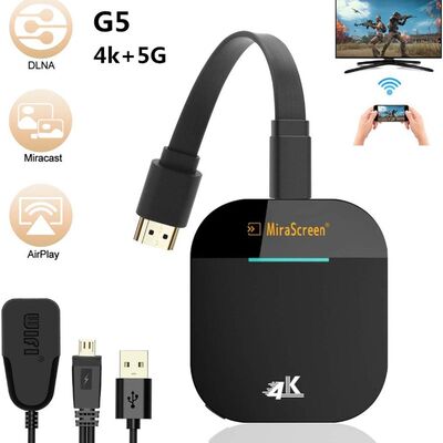 网红4K 5G 1080P TV  HDMI anycast Miracast DLNA Airplay WiFi