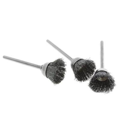 速发3Pcs/set Steel Wire Wheel Brush Head Abrasive Deburring