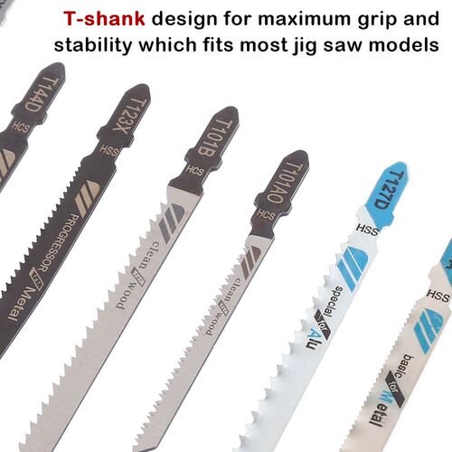 工厂销25PCS Saw Blades T-Shank Jigsaw Blades AssorteWd Blade
